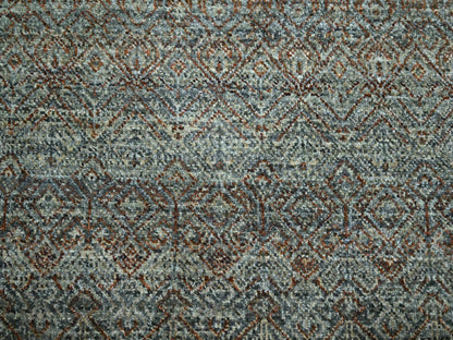 Modern / Contemporary hand-knotted wool rug in Gray, 8' x 9'10" — SKU O076859 (view 8)