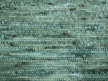 Green 8'3" x 10'3" Modern and Contemporary Hand knotted Wool Rug - Sku: O076861