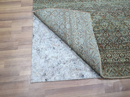 Grey 3'0" x 5'1" Modern and Contemporary Hand knotted Wool Rug - Sku: O076870