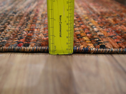 Brown 2'1" x 2'10" Modern and Contemporary Hand knotted Wool Rug - Sku: O076895