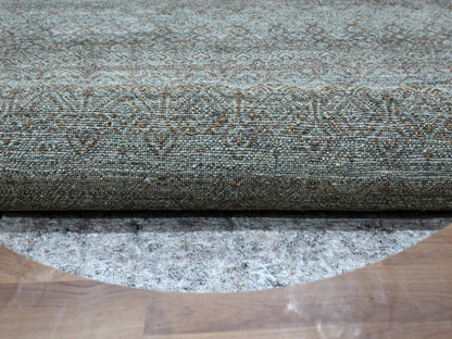 Modern / Contemporary hand-knotted wool rug in Gray, 11'11" x 11'11" — SKU O076906 (view 4)