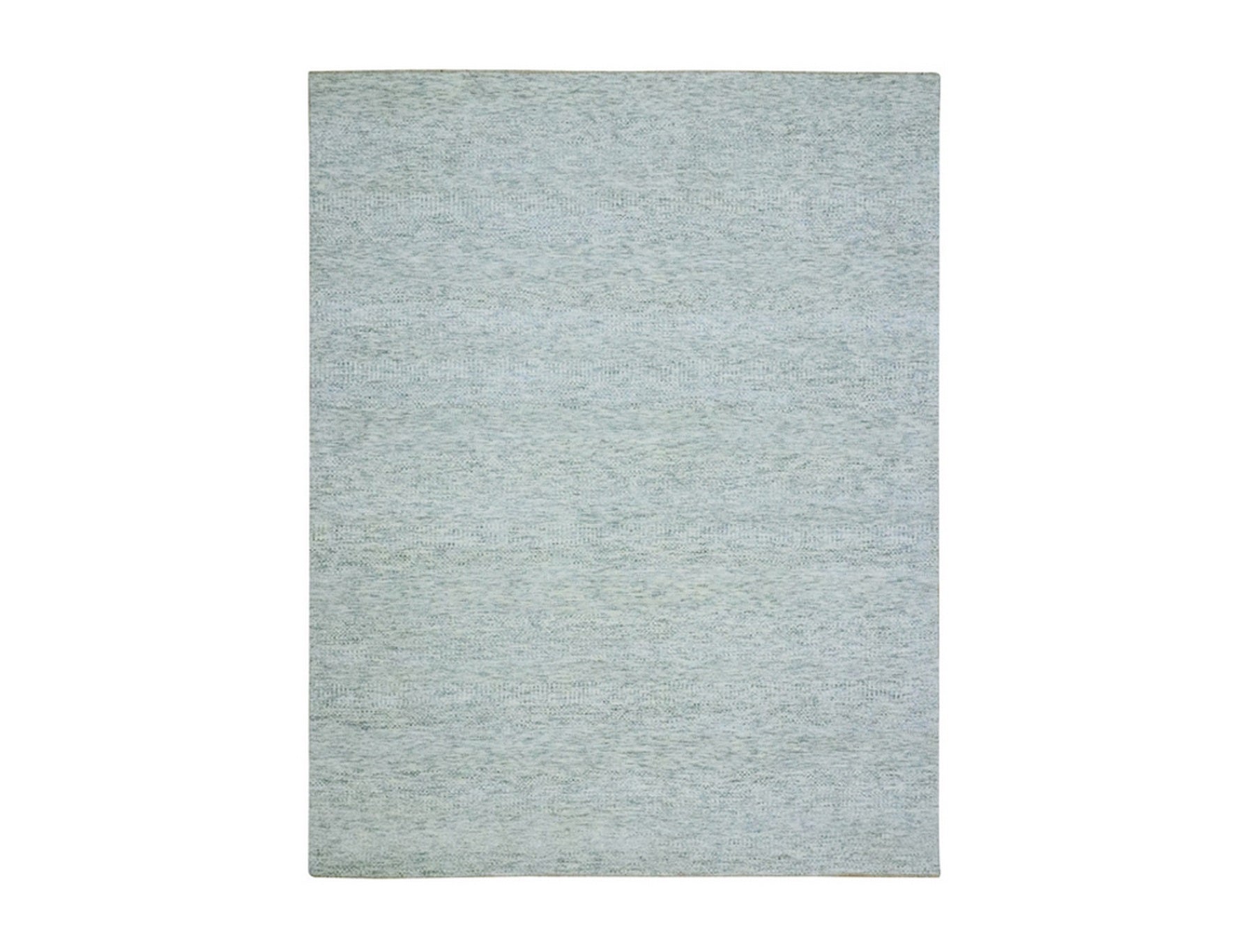 Modern / Contemporary hand-knotted wool rug in Gray, 8' x 10'2" — SKU O076915
