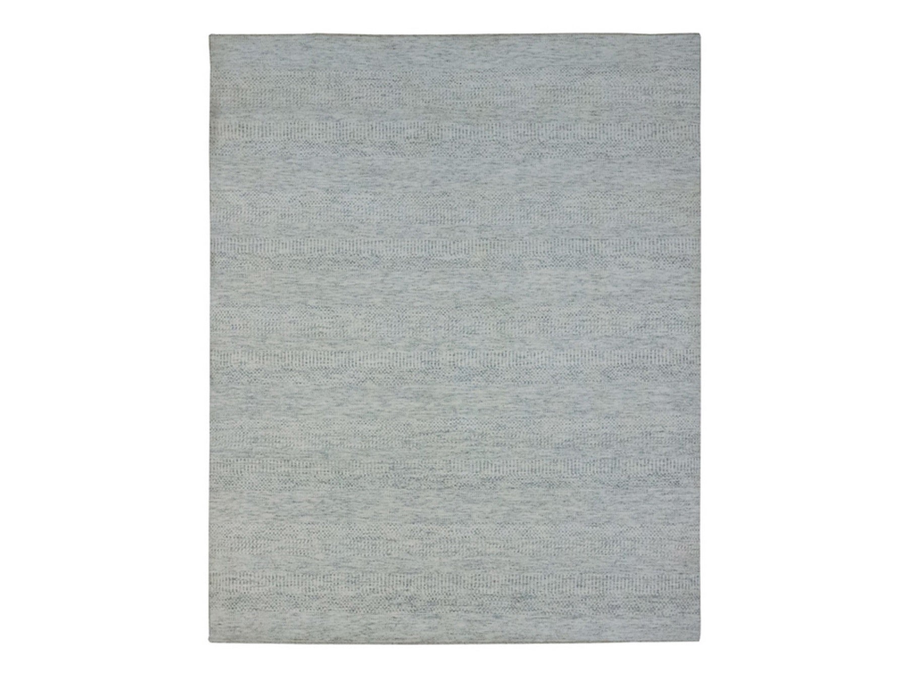 Ivory 7'11" x 9'10" Modern and Contemporary Hand knotted Wool Rug - Sku: O076916