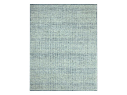 Blue 12'0" x 15'0" Modern and Contemporary Hand knotted Wool Rug - Sku: O076921