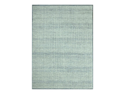 Blue 8'11" x 11'11" Modern and Contemporary Hand knotted Wool Rug - Sku: O076923