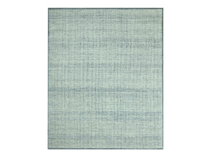 Blue 8'2" x 9'11" Modern and Contemporary Hand knotted Wool Rug - Sku: O076926