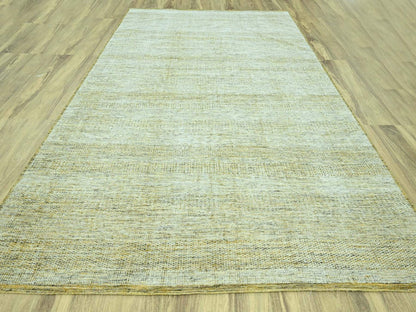 Modern / Contemporary hand-knotted wool rug in Yellow, 10'2" x 13'10" — SKU O076931 (view 2)