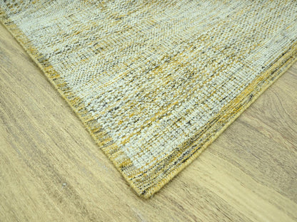 Modern / Contemporary hand-knotted wool rug in Yellow, 10'2" x 13'10" — SKU O076931 (view 6)