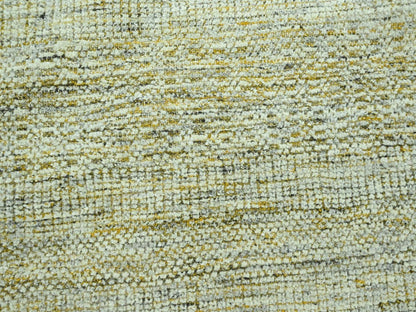 Modern / Contemporary hand-knotted wool rug in Yellow, 9'3" x 12'1" — SKU O076933 (view 8)