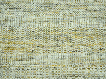 Modern / Contemporary hand-knotted wool rug in Yellow, 8'1" x 10'2" — SKU O076935 (view 8)