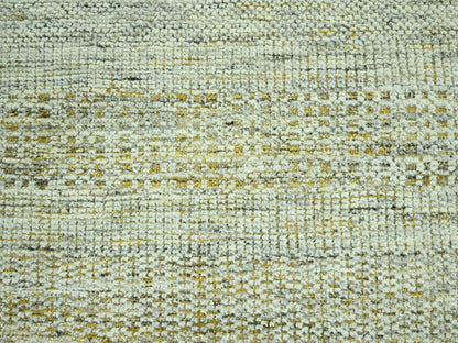 Modern / Contemporary hand-knotted wool rug in Yellow, 8'2" x 10' — SKU O076941 (view 8)