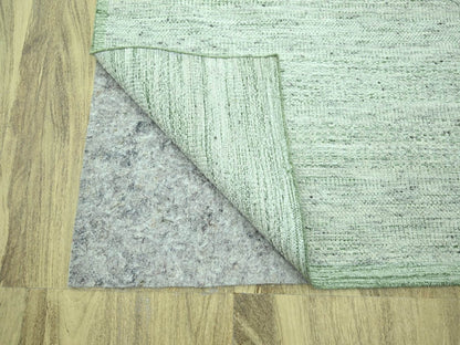 Green 8'11" x 12'1" Modern and Contemporary Hand knotted Wool Rug - Sku: O076942