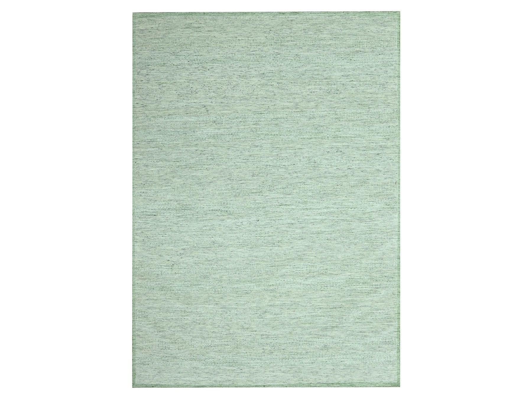 Green 9'11" x 14'0" Modern and Contemporary Hand knotted Wool Rug - Sku: O076943