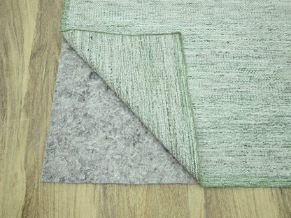Green 9'11" x 14'0" Modern and Contemporary Hand knotted Wool Rug - Sku: O076943