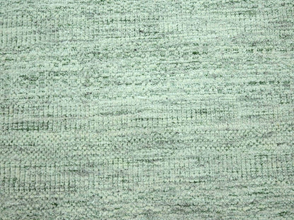 Green 9'11" x 14'0" Modern and Contemporary Hand knotted Wool Rug - Sku: O076943