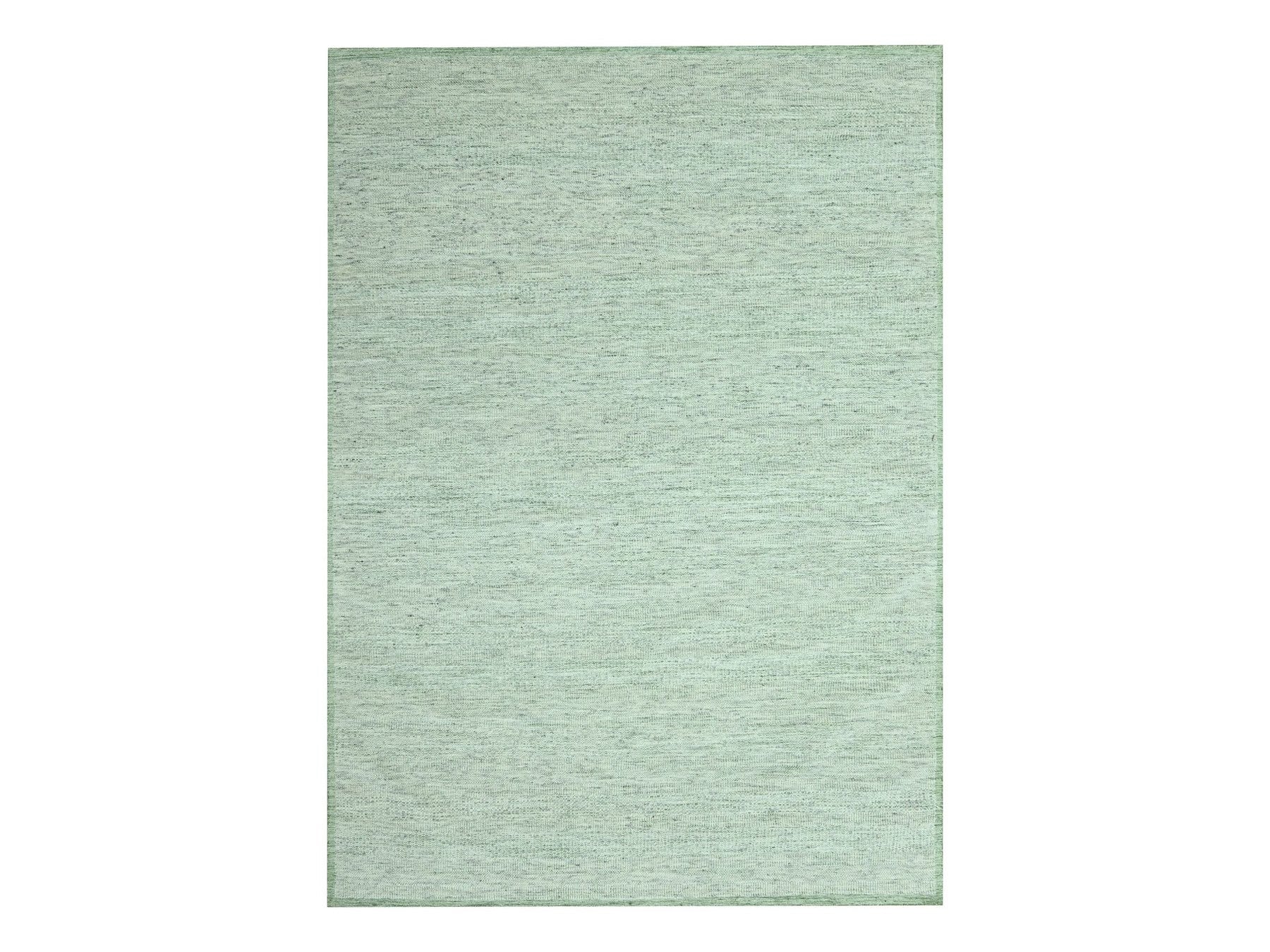 Green 9'10" x 14'0" Modern and Contemporary Hand knotted Wool Rug - Sku: O076945