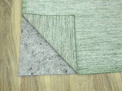 Green 9'10" x 14'0" Modern and Contemporary Hand knotted Wool Rug - Sku: O076945
