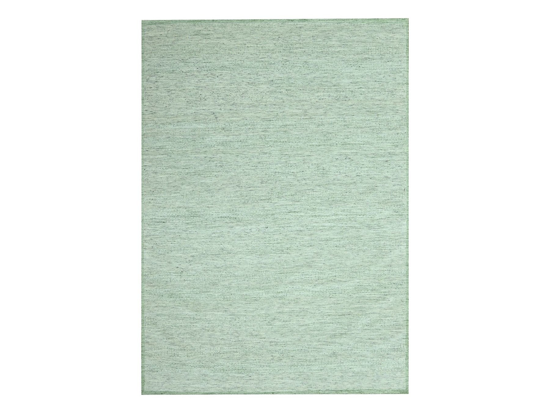 Green 8'10" x 11'10" Modern and Contemporary Hand knotted Wool Rug - Sku: O076946