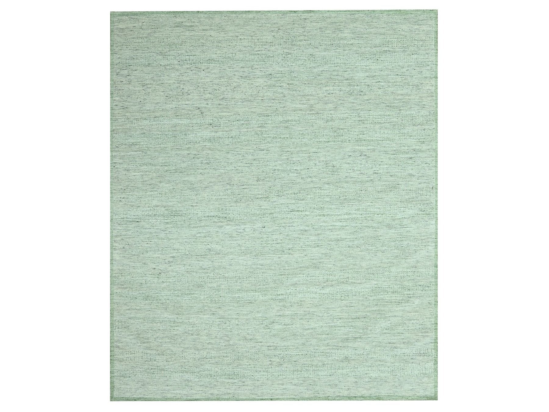 Green 8'0" x 10'0" Modern and Contemporary Hand knotted Wool Rug - Sku: O076947