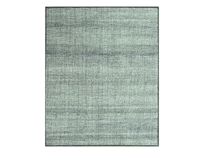 Black 12'1" x 15'1" Modern and Contemporary Hand knotted Wool Rug - Sku: O076949