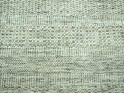 Brown 10'4" x 14'0" Modern and Contemporary Hand knotted Wool Rug - Sku: O076959