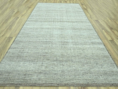 Brown 10'1" x 14'3" Modern and Contemporary Hand knotted Wool Rug - Sku: O076960