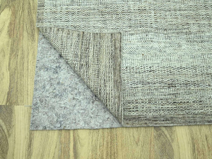 Brown 10'1" x 14'3" Modern and Contemporary Hand knotted Wool Rug - Sku: O076960