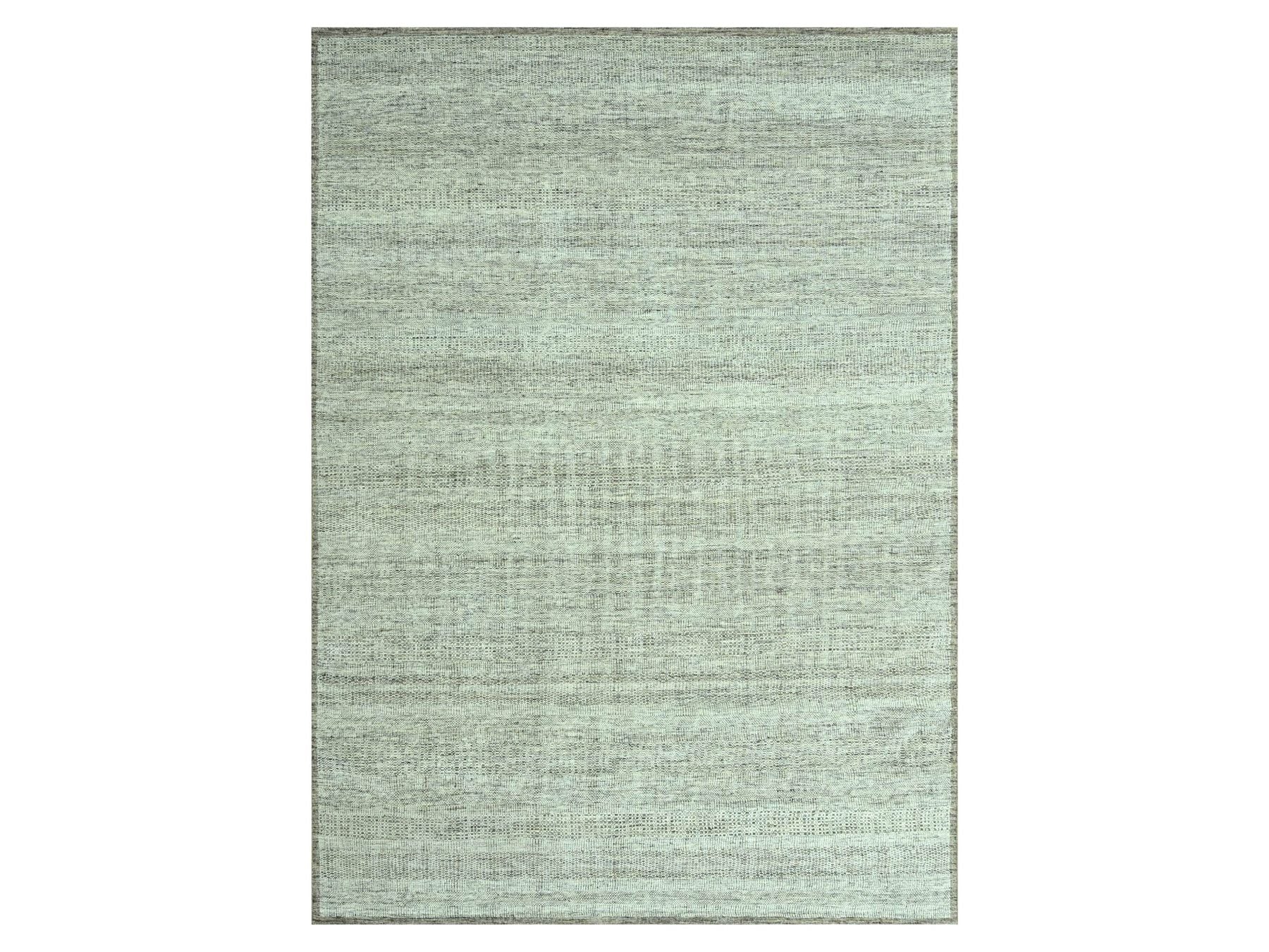 Brown 10'4" x 13'11" Modern and Contemporary Hand knotted Wool Rug - Sku: O076961