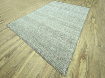 Brown 10'4" x 13'11" Modern and Contemporary Hand knotted Wool Rug - Sku: O076961