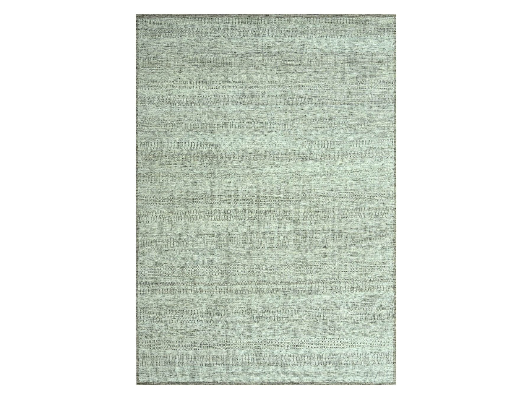 Brown 9'3" x 12'2" Modern and Contemporary Hand knotted Wool Rug - Sku: O076962