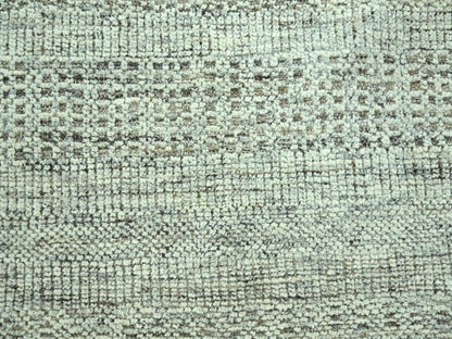 Brown 9'3" x 12'2" Modern and Contemporary Hand knotted Wool Rug - Sku: O076962