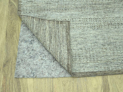 Brown 8'2" x 10'3" Modern and Contemporary Hand knotted Wool Rug - Sku: O076964
