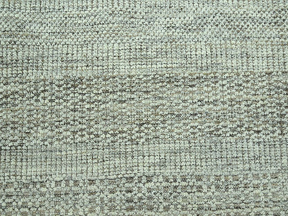 Brown 8'2" x 10'3" Modern and Contemporary Hand knotted Wool Rug - Sku: O076964