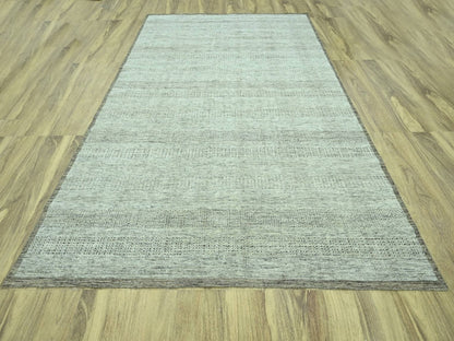 Brown 9'2" x 12'3" Modern and Contemporary Hand knotted Wool Rug - Sku: O076973
