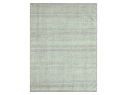 Modern / Contemporary hand-knotted wool rug in Red, 9'7" x 13' — SKU O076980