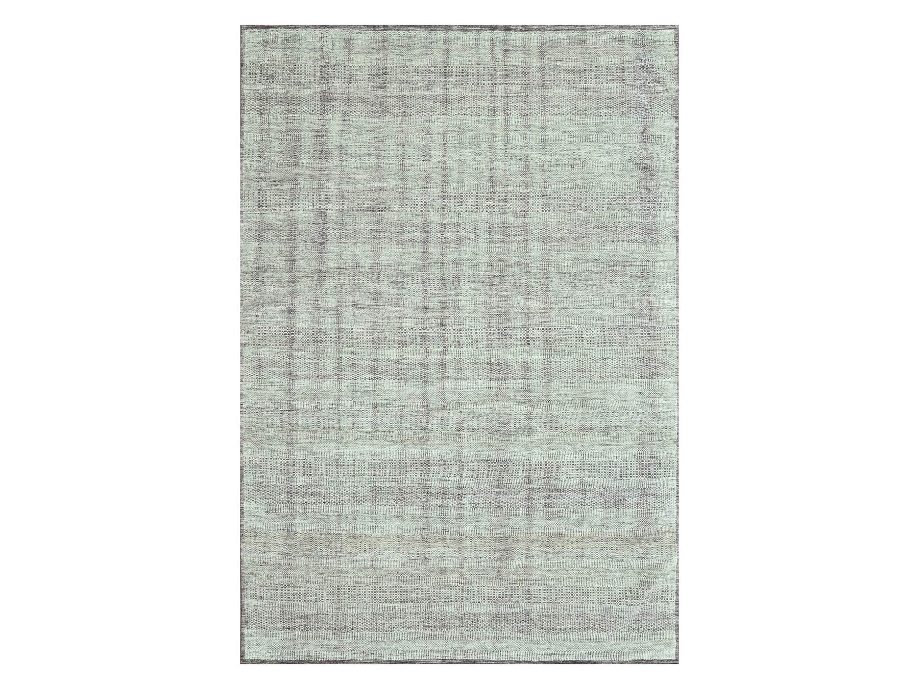 Modern / Contemporary hand-knotted wool rug in Red, 8'10" x 11'10" — SKU O076982