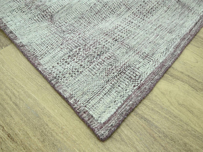Modern / Contemporary hand-knotted wool rug in Red, 8'10" x 11'10" — SKU O076982 (view 6)