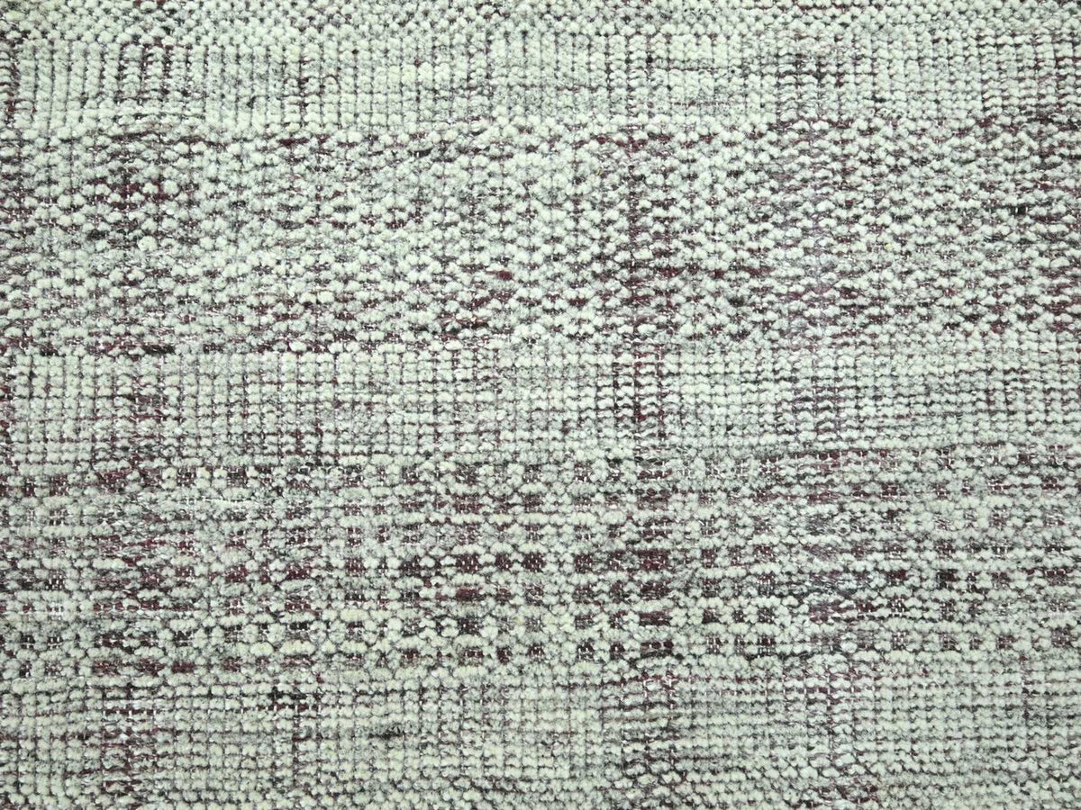 Modern / Contemporary hand-knotted wool rug in Red, 8'10" x 11'10" — SKU O076982 (view 8)
