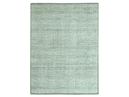 Green 9'1" x 11'11" Modern and Contemporary Hand knotted Wool Rug - Sku: O076984
