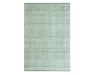 Green 2'0" x 3'0" Modern and Contemporary Hand knotted Wool Rug - Sku: O076989