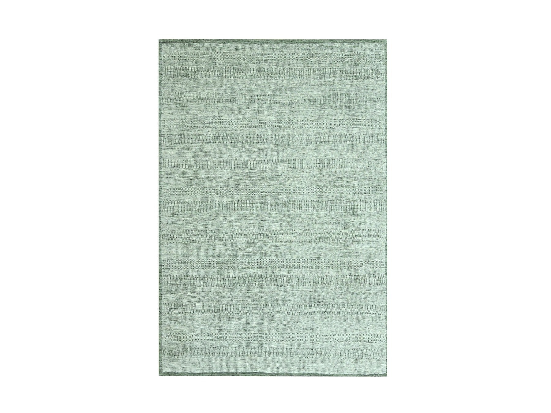 Green 2'0" x 3'0" Modern and Contemporary Hand knotted Wool Rug - Sku: O076990