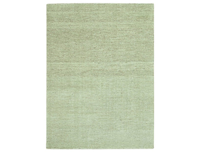 Green 9'0" x 12'0" Modern and Contemporary Hand knotted Wool Rug - Sku: O076991