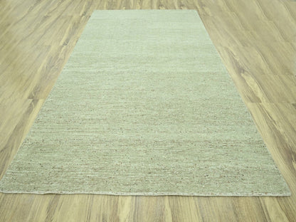Green 9'0" x 12'0" Modern and Contemporary Hand knotted Wool Rug - Sku: O076991