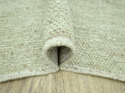 Green 9'0" x 12'0" Modern and Contemporary Hand knotted Wool Rug - Sku: O076991