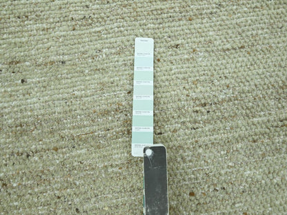 Green 9'0" x 12'0" Modern and Contemporary Hand knotted Wool Rug - Sku: O076991