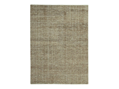 Brown 8'11" x 12'0" Modern and Contemporary Hand knotted Wool Rug - Sku: O076992