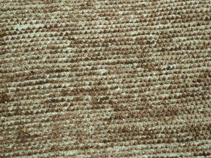 Brown 8'11" x 12'0" Modern and Contemporary Hand knotted Wool Rug - Sku: O076992