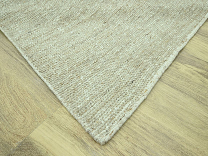 Brown 8'10" x 12'0" Modern and Contemporary Hand knotted Wool Rug - Sku: O076994