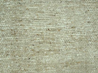 Brown 8'10" x 12'0" Modern and Contemporary Hand knotted Wool Rug - Sku: O076994