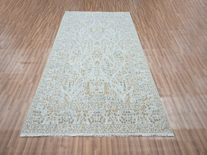 Fine Oriental hand-knotted wool rug in Gray, 6'1" x 9'1" — SKU O076998 (view 2)